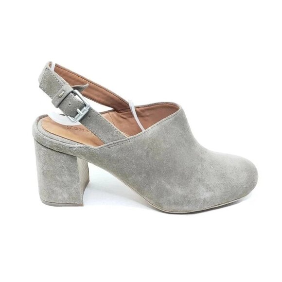 Gentle Souls by Kenneth Cole Tami Suede Slingback Womens Block Heel Size 10 M - Picture 8 of 9